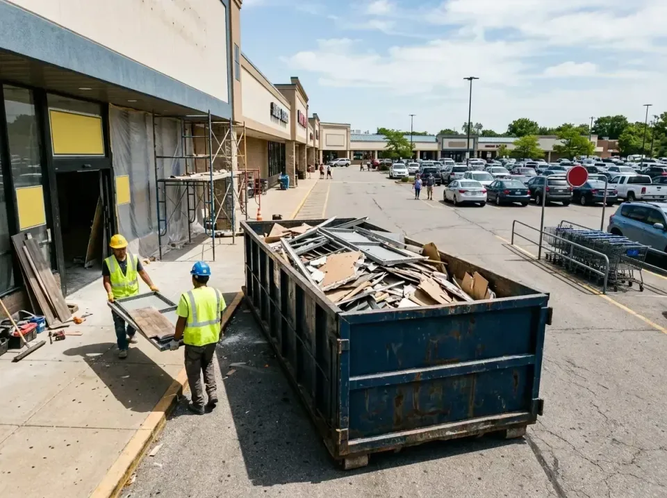 retail-store-renovation-debris-003 — frequently asked questions, Roll-off Dumpster Rentals in Liberty Hill, TX
